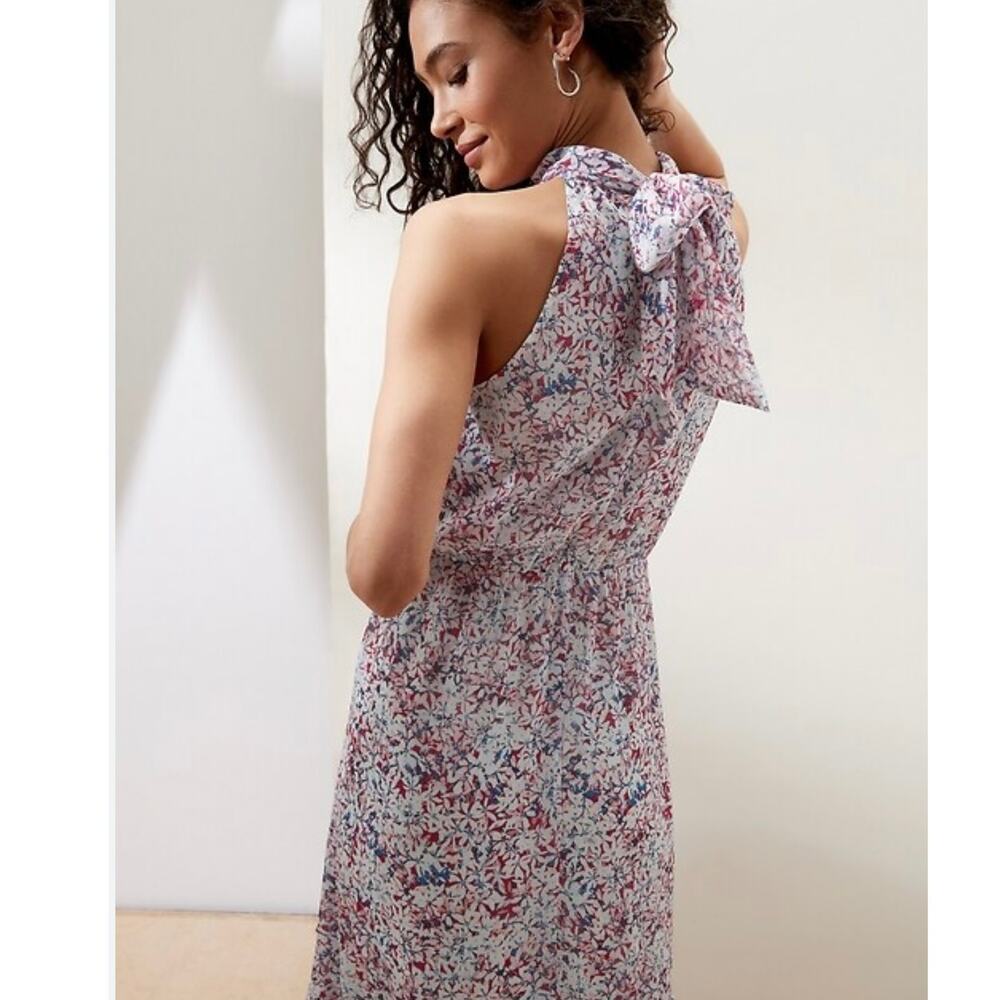 Banana Republic Large Dress Midi Semi formal Boho Wedding Guest Fairy Labor Day
